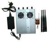 505BF Remote Control Jammer , Mobile Phone Signal Jammer With Cooling Fan