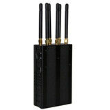 808HI Portable 6 Band Mobile Phone Wifi + GPS Jammer with 10m Jamming Range