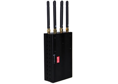 10 Meters Range Portable Cell Phone Jammer 30dbm With DCS / PHS , 6 Antenna
