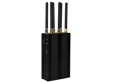10 Meters Range Portable Cell Phone Jammer 30dbm With DCS / PHS , 6 Antenna