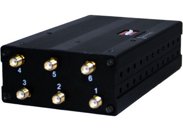 10 Meters Range Portable Cell Phone Jammer 30dbm With DCS / PHS , 6 Antenna