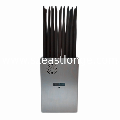 Telefono cellulare a piena frequenza WIFI GPS UHF VHF 12000mAh 27W portabile segnale jammer