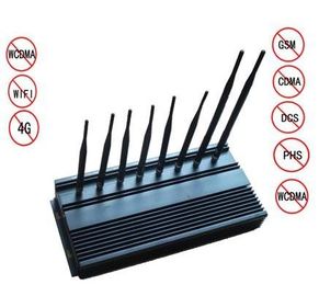 Emittente di disturbo di alto potere di 8 antenne, emittente di disturbo del telefono cellulare di alto potere dello stampo di WIFI
